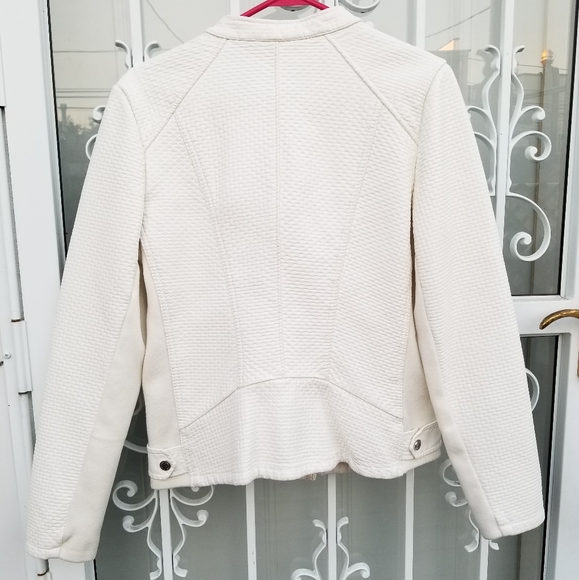 Calvin Klein Faux Leather Jacket - Picture 6 of 11